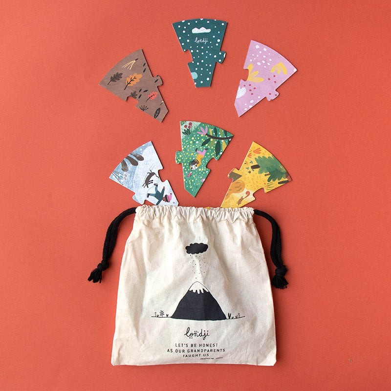 A home for Nature - Puzzle (4x10 Teile, 3+)