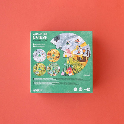 A home for Nature - Puzzle (4x10 Teile, 3+)