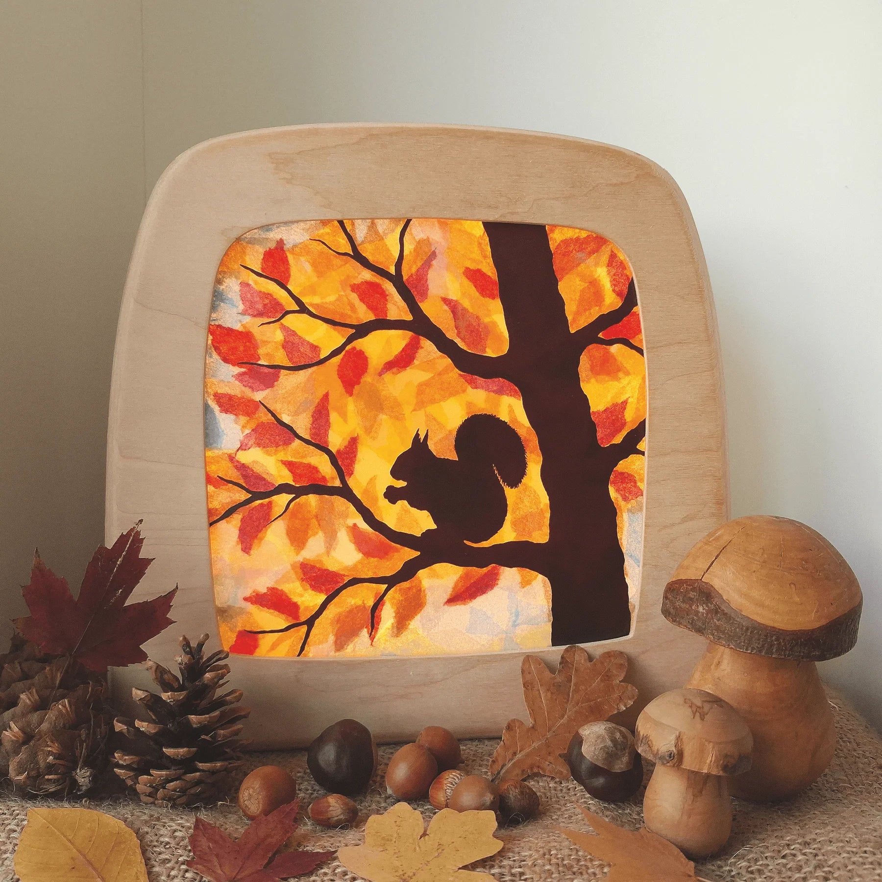 DIY Set Eichhörnchen (für Lampe/Rahmen)