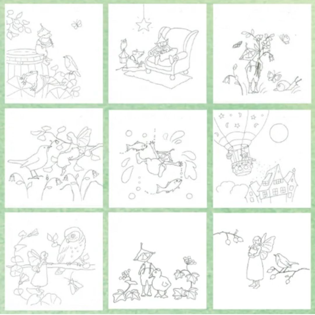 Daniela Drescher's Colouring Silhouettes - DIY