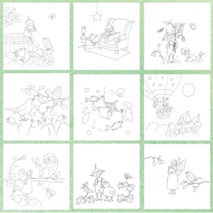 Daniela Drescher's Colouring Silhouettes - DIY