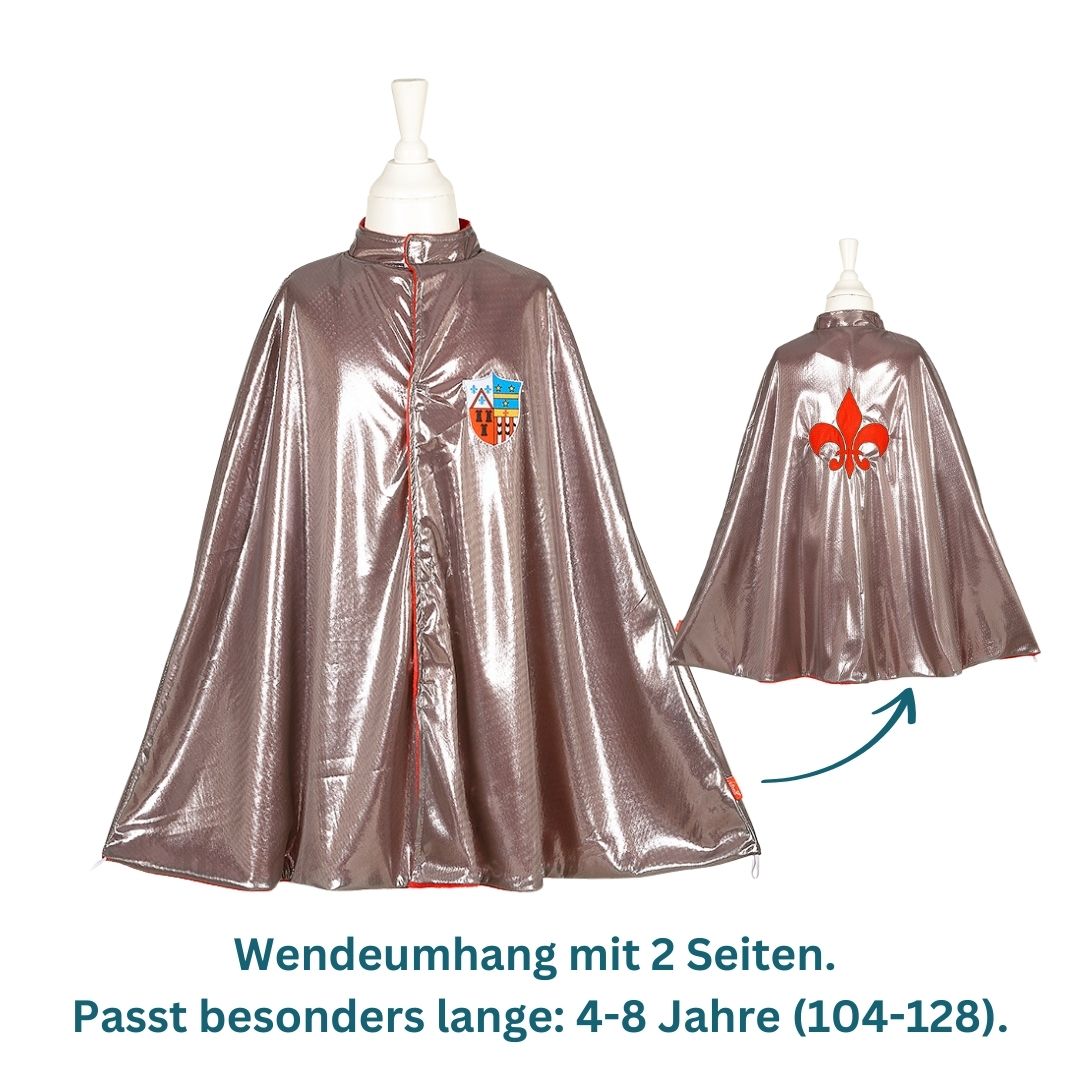 Ritter & roter Drache Wendecape