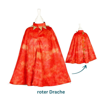 Ritter & roter Drache Wendecape