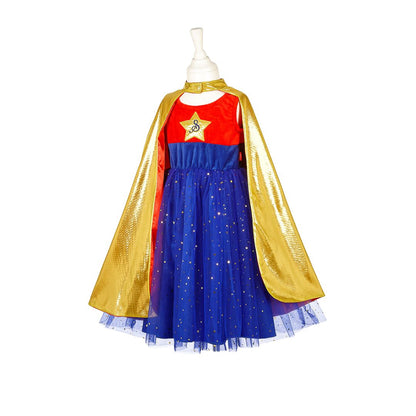 Superheldin Kostüm mit Cape