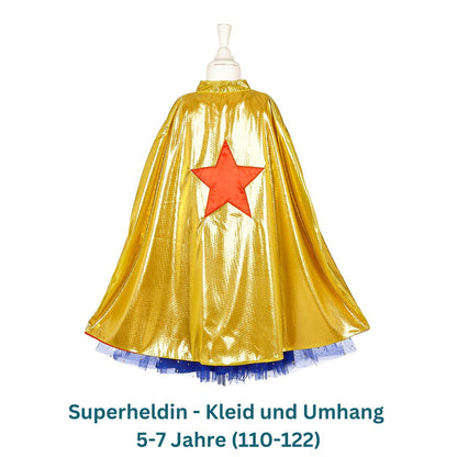 Superheldin Kostüm mit Cape