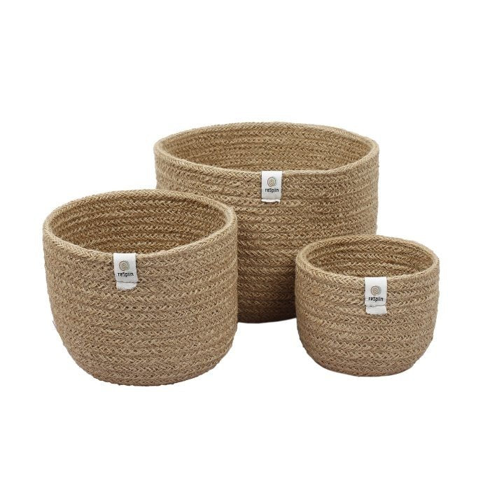 5001003 Jutekörbchen natur repsiin tall-jute-basket-set-natural