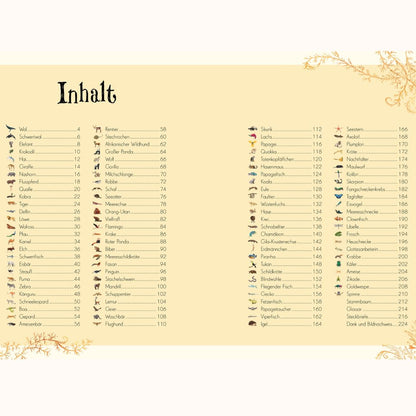 Wundervolle Welt der Tiere