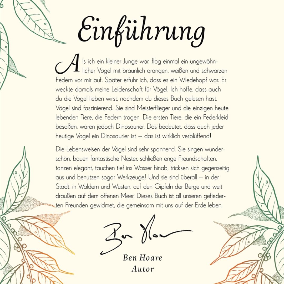 Wundervolle Welt der Vögel