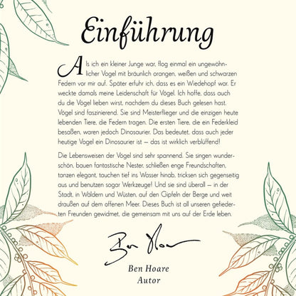 Wundervolle Welt der Vögel