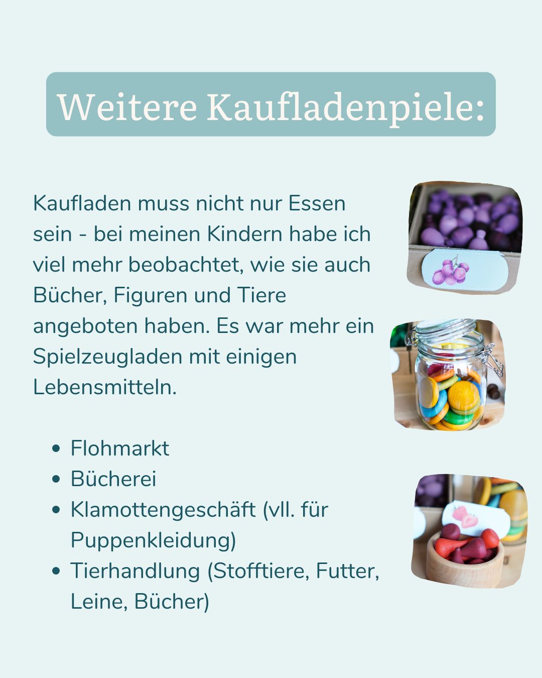 Vorlagen für euren Kaufladen (PDF)