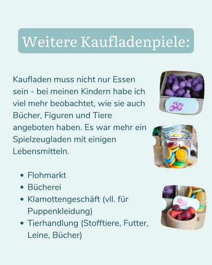 Vorlagen für euren Kaufladen (PDF)