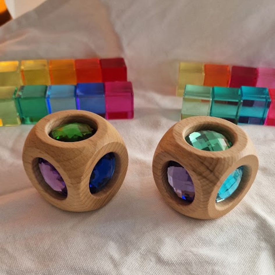 Bauspiel Zauberwürfel Pastell