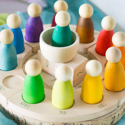 ewiger Kalender (mit 12 Figuren)