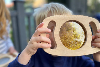 Glitzerpanel golden Sinnesspielzeug für Kinder ab 1 Jahr 73446_sm6