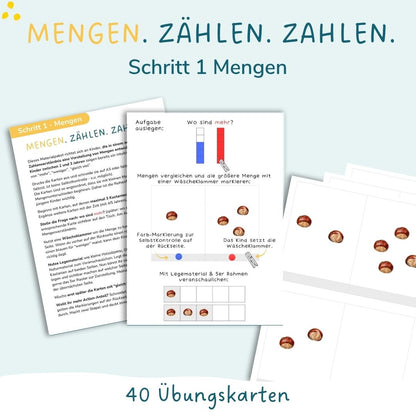 Schritt 1: MENGEN - Zählen - Zahlen