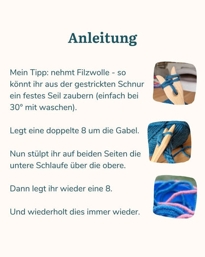 Strickgabel Anleitung Shop