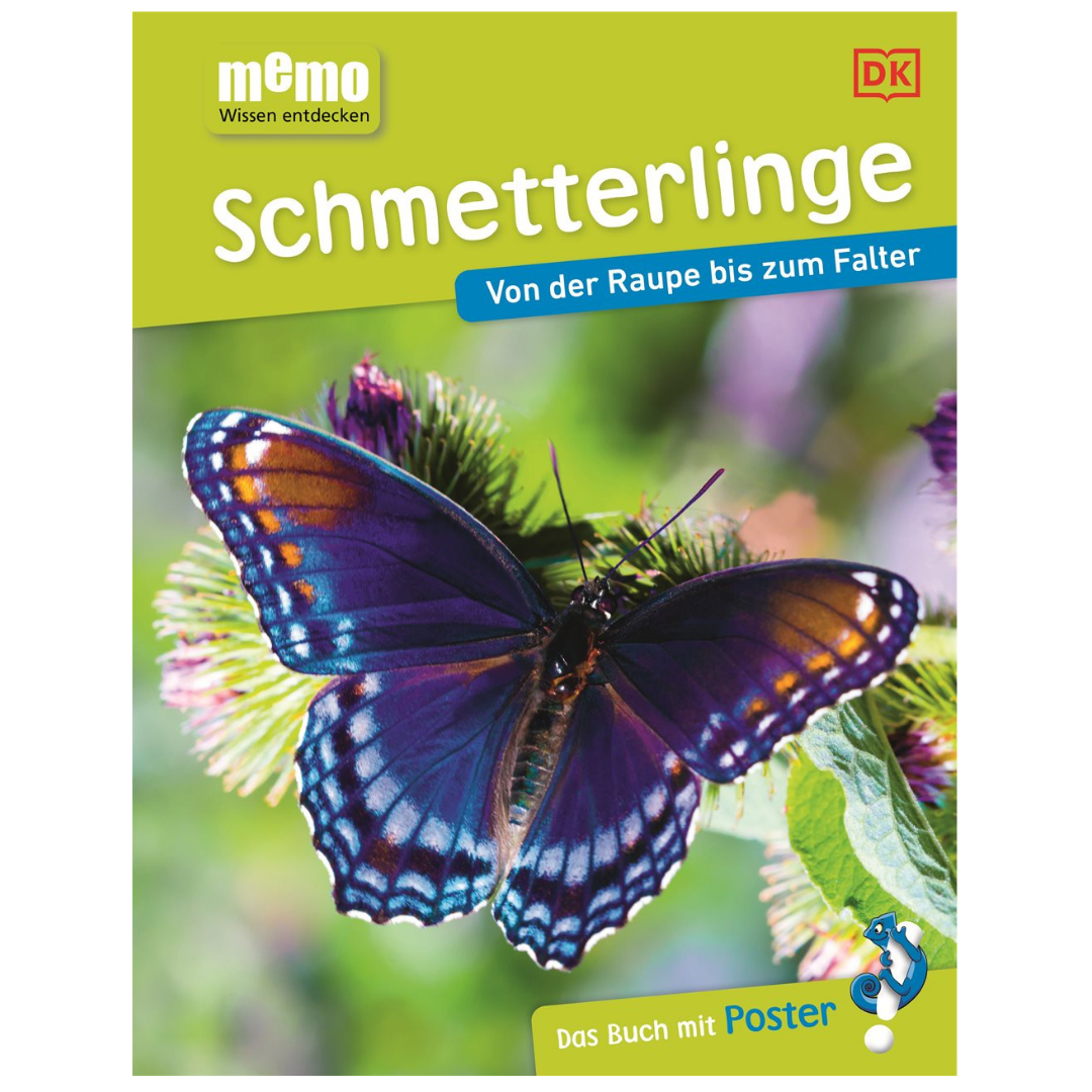 Schmetterlinge memo 7001009 Schmetterlinge memo mit Poster DK Verlag Produktbilder quadratisch