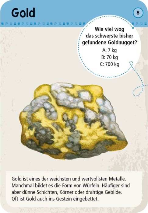 50 Mineralien und Steine